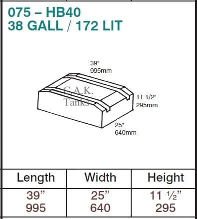 HB40 TANK