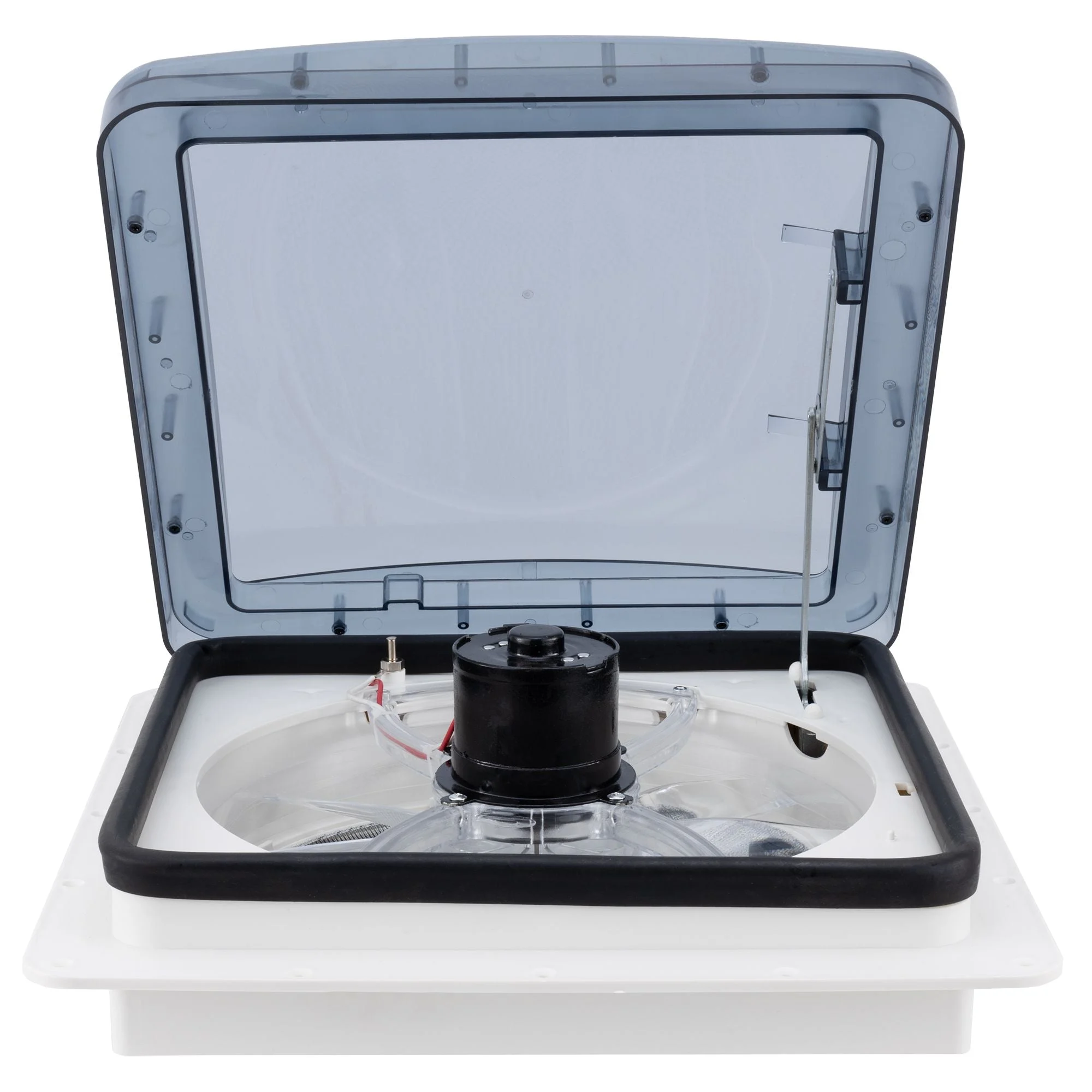 Heng’s RV 14" Powered Roof Vent | 12V Fan with Clear Lid