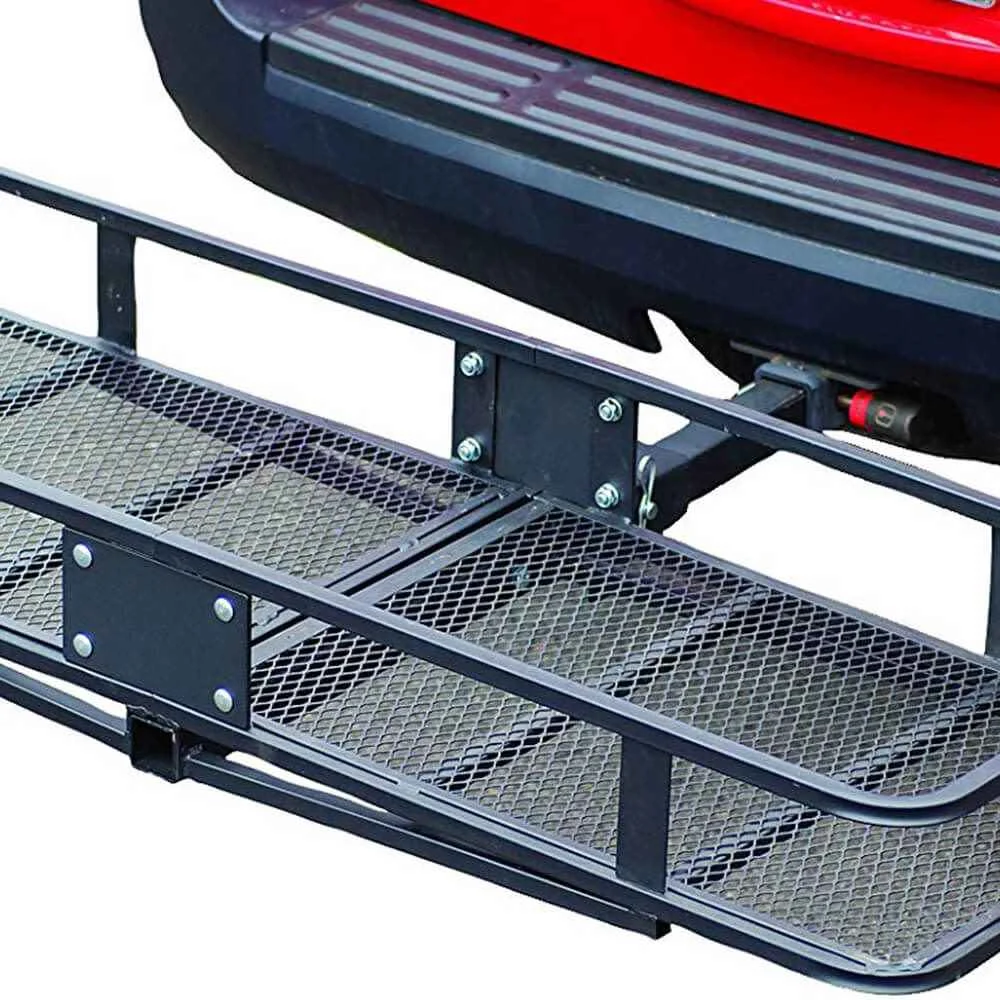HUSKY TOWING Mounts In 2 Receiver 500 LB Capacity 60 X 20 X 6 Mesh Folding 81149