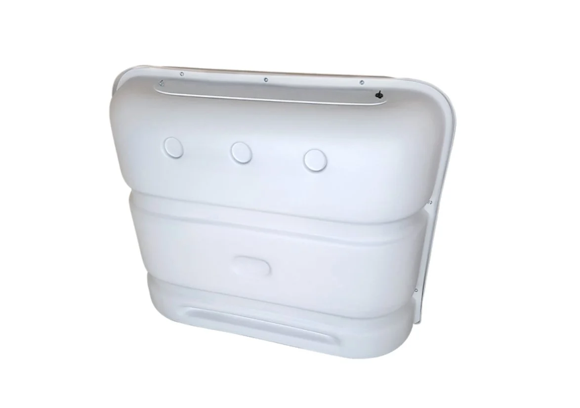 Icon 00386 Deluxe Thermoformed Propane Tank Cover - Polar White