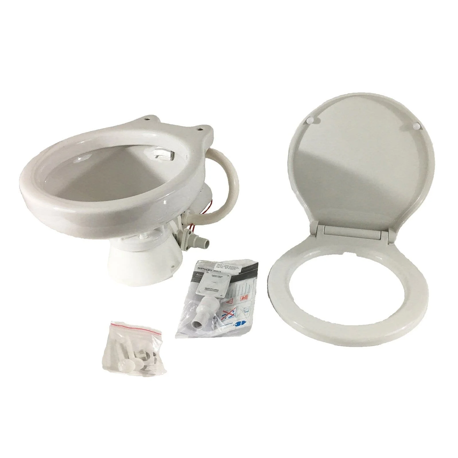 Johnson Pump 80-47626-01 AquaT Electric Super Compact 12V Toilet