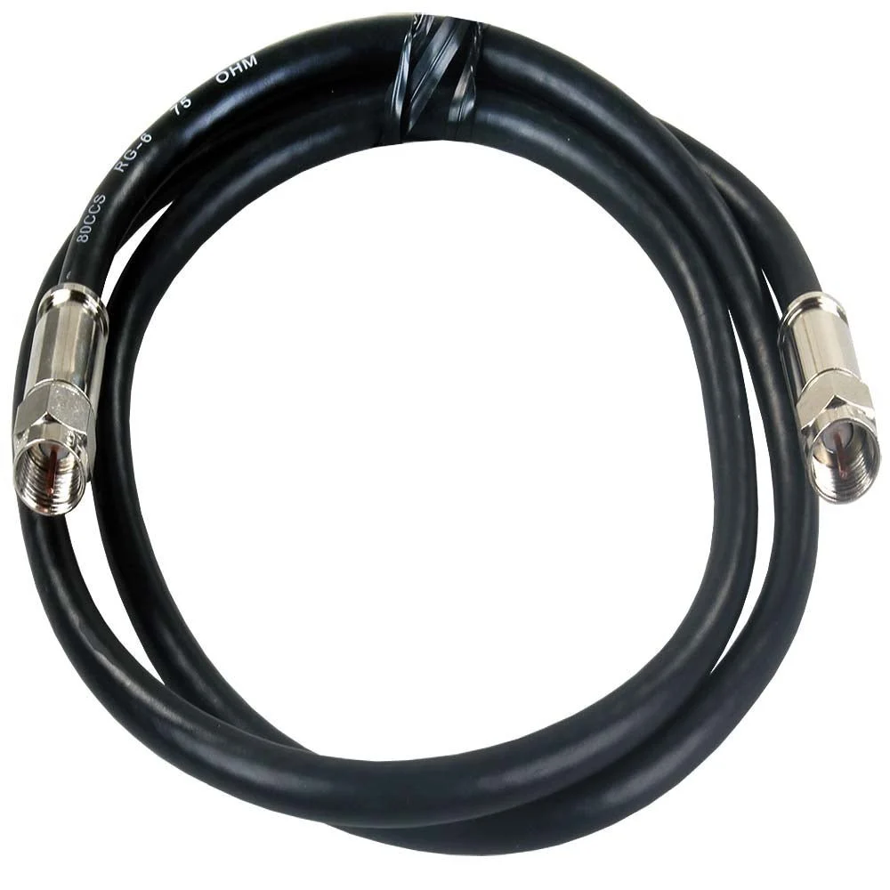 JR Products 47945 3' RG-6 Coax w/Complete Ends