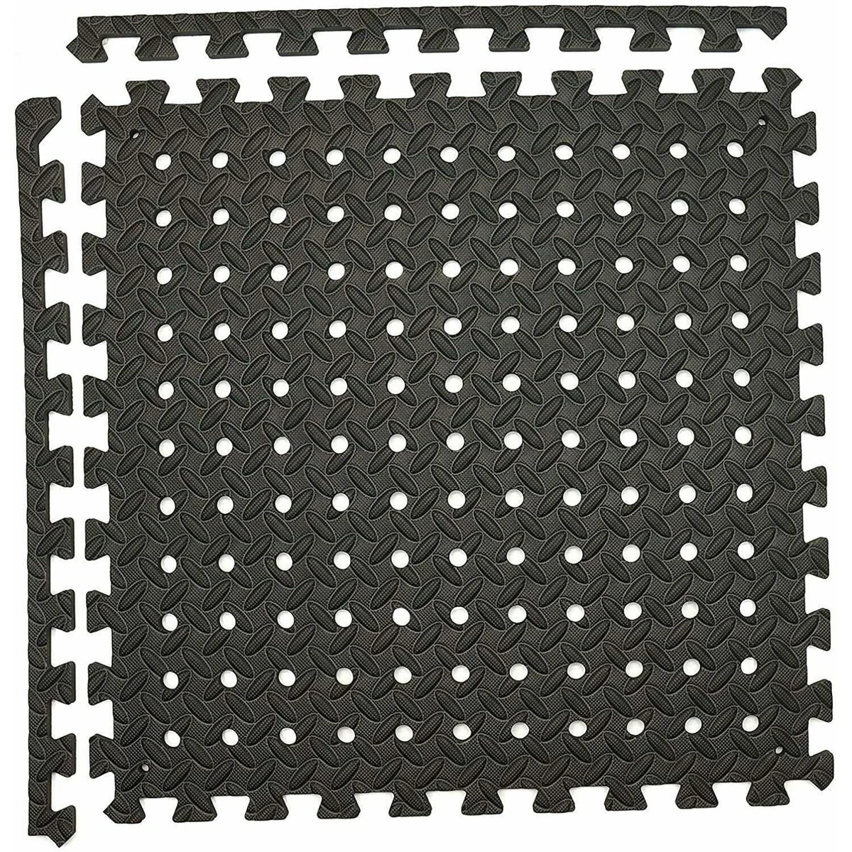 Leisure Black Padded Eva Foam Floor Mat Tiles for Awnings Tents Gyms & Marquees
