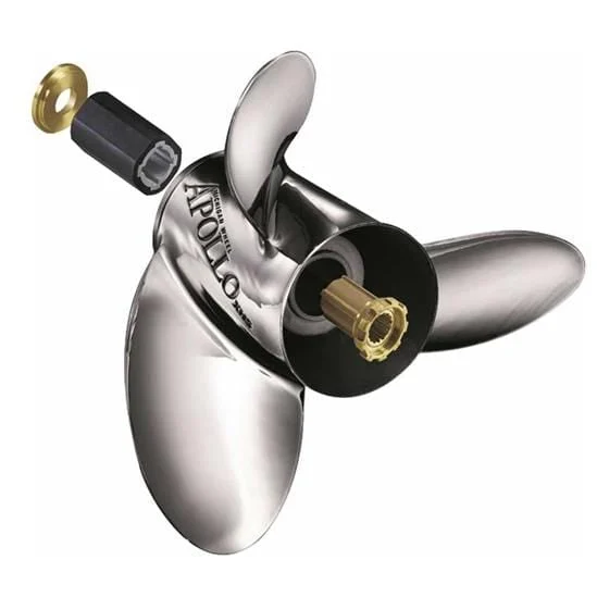 Michigan Wheel 993146 13 x 21 RH 3 blade SS Apollo Propeller V4, 4-1/4" Gearcase