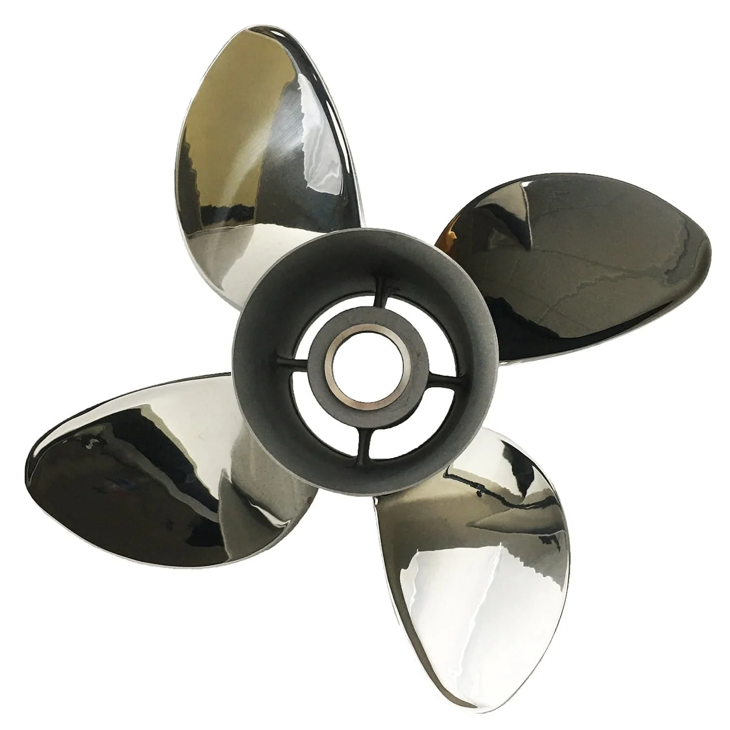 Michigan Wheel 993214 14-3/8" x 18 LH 4 blade SS Apollo Propeller V6/V8
