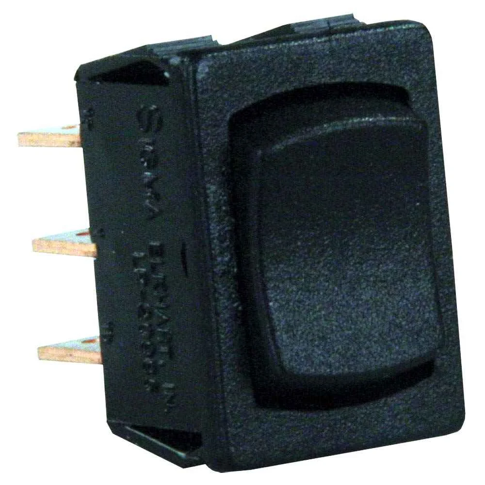 Mini Momentary On/Off Switch Black