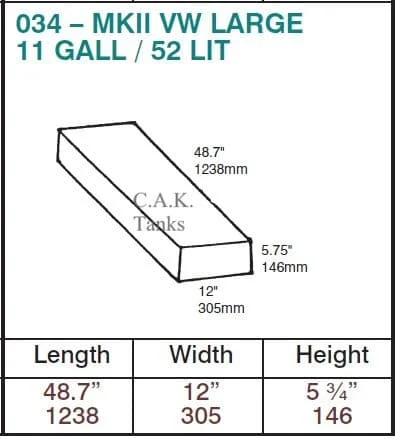 MK 11 VW LARGE TANK