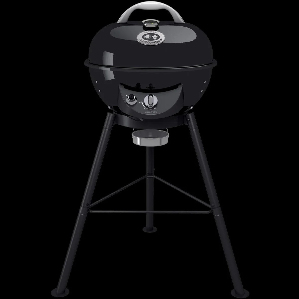 Outdoor Chef Chelsea City 420 Gas Kettle BBQ with Tripod Legs & Lid