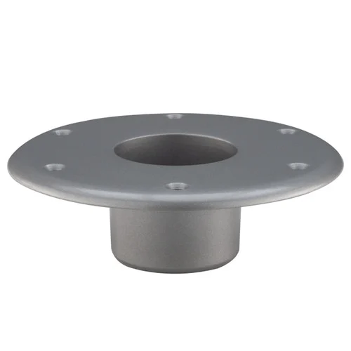 RecFit Silver Flush Mount Recessed Bracket for RV Dinette Table Leg