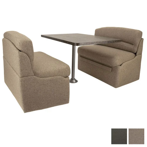 RecPro 38" RV Dinette Booth Cloth with Optional Table and Leg
