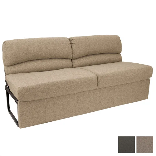RecPro Charles 72" RV Jackknife Sleeper Sofa with Optional Legs Cloth