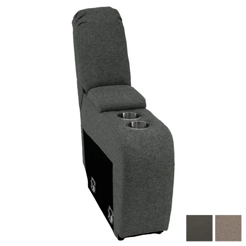 RecPro Charles 9" RV Furniture Comfort Console with Cup Holders and Storage in Cloth