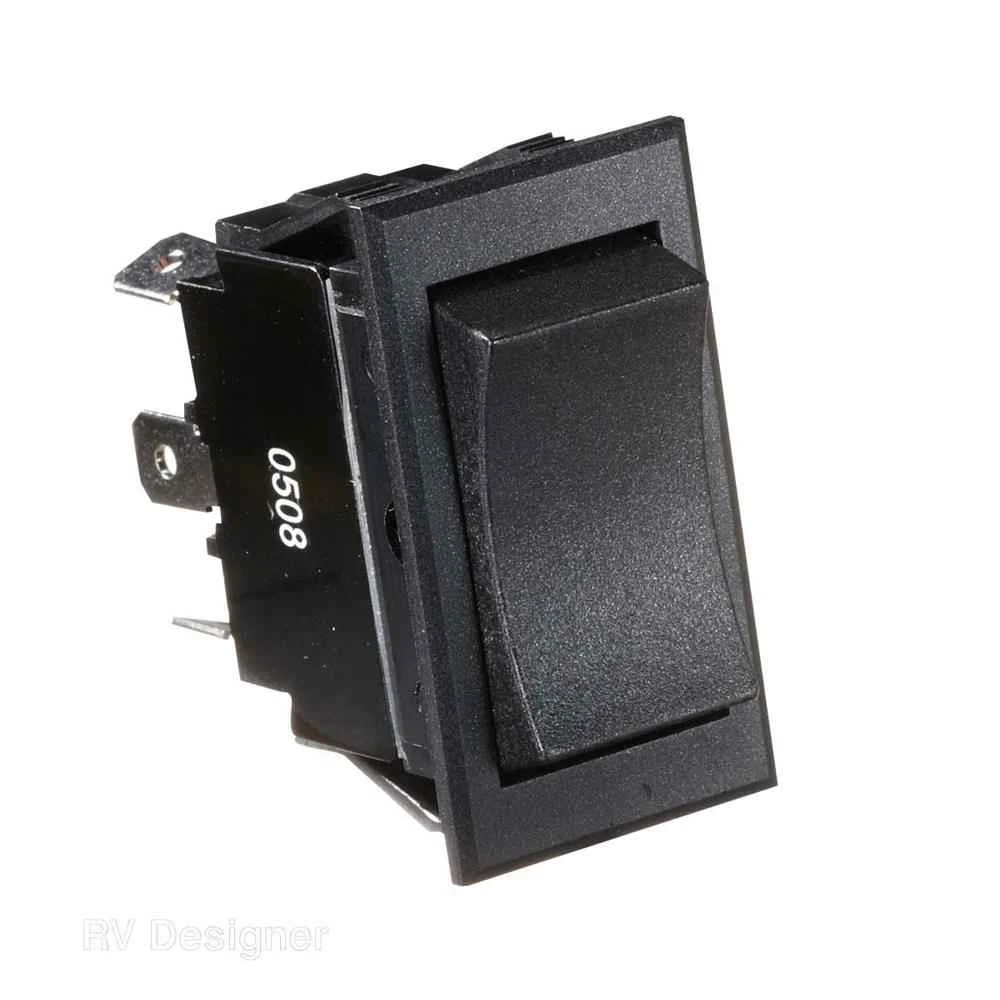 Rocker Switch 20A Momentary On/Off 6 Terminal
