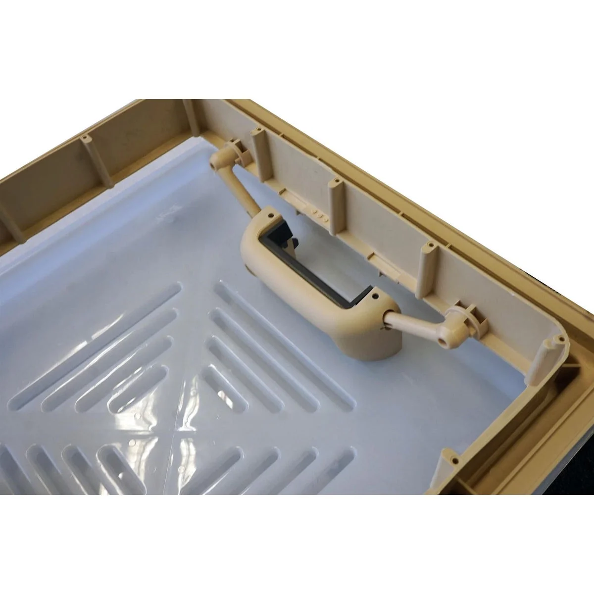 Roof Vent Sky Light Caravan Motorhome 400 x 400mm Flynet Beige MPK Rooflight