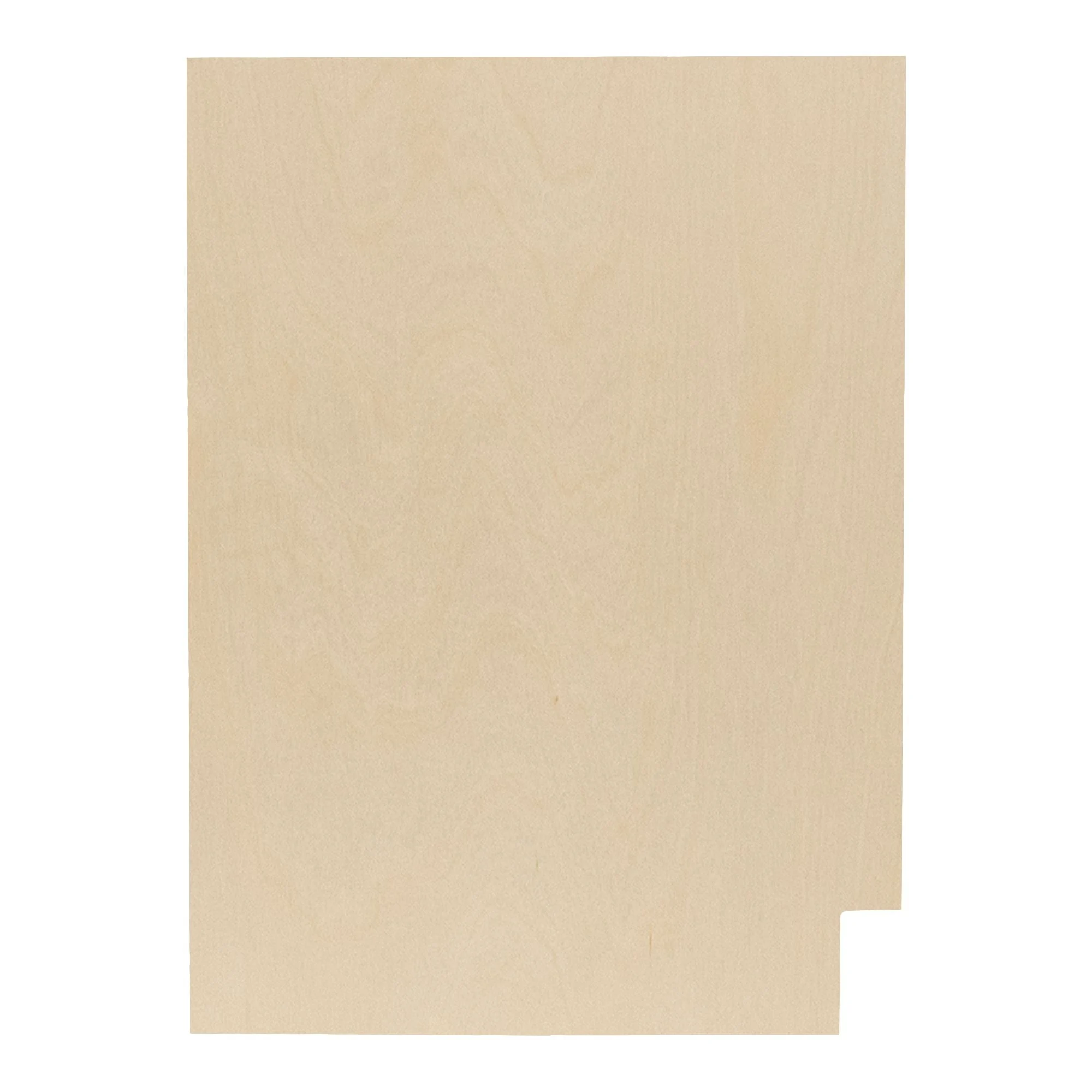 RV Base Cabinet End Panels | Left & Right Unfinished Maple