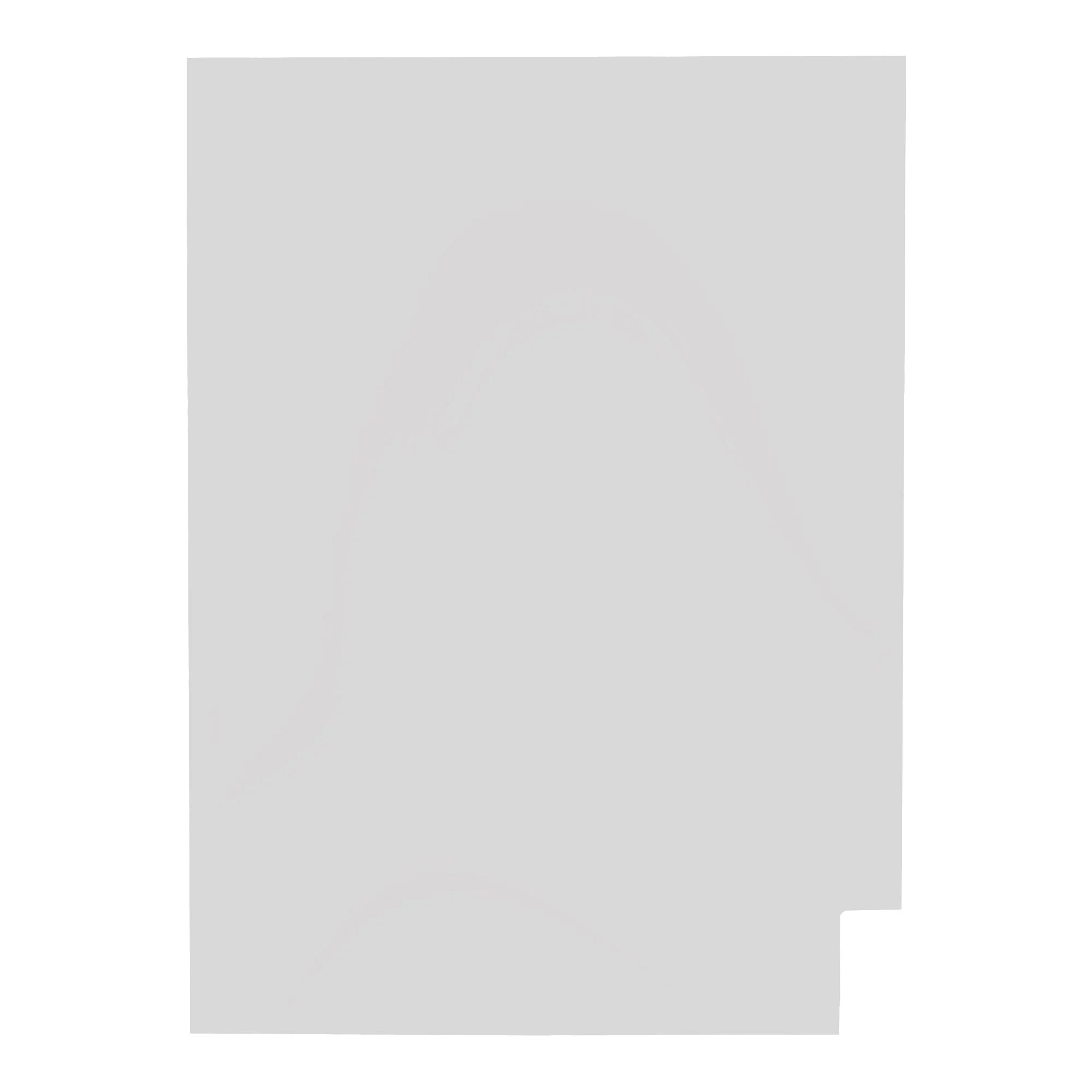 RV Base Cabinet Left & Right Side End Panel | Pure White