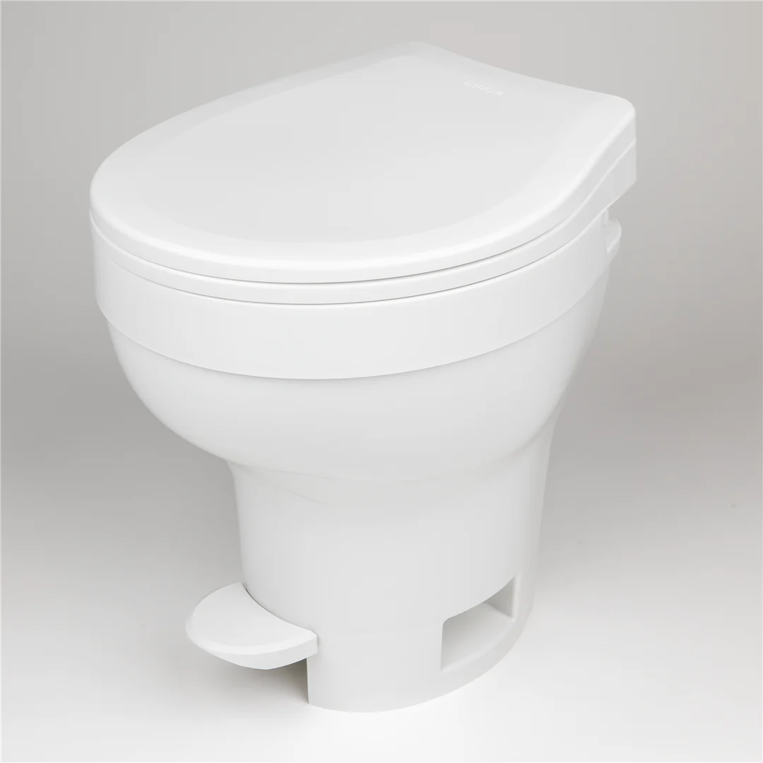 RV Toilet | Thetford Aqua-Magic VI in Bone and White | High Profile