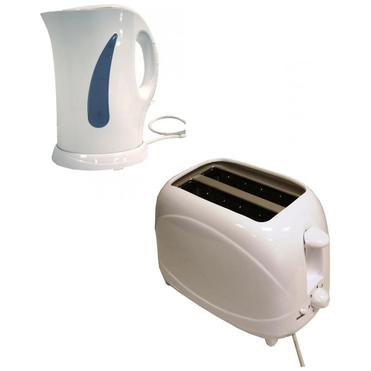 SunnCamp White Low Watt Camping Kettle & Toaster