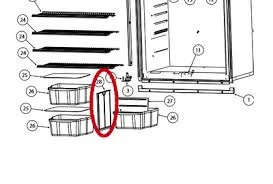 Support Wall-For Crisper Bin
