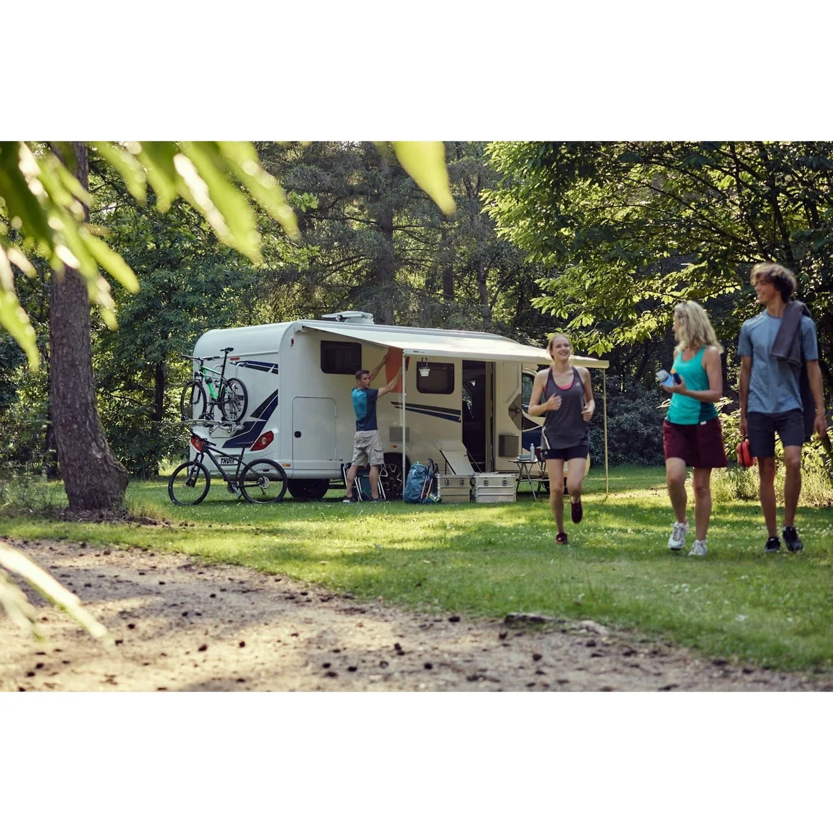 Thule Omnistor 5200 motorized awning 3.05x2.50m white frame