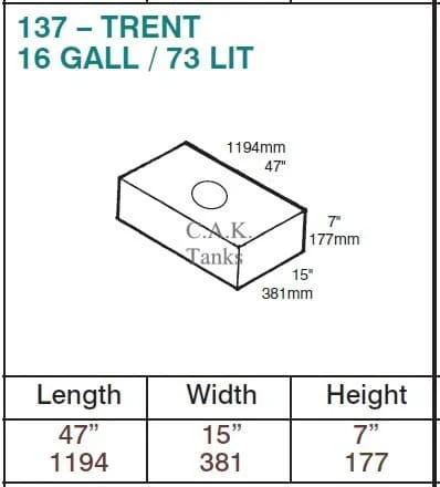 TRENT TANK FLAT TOP