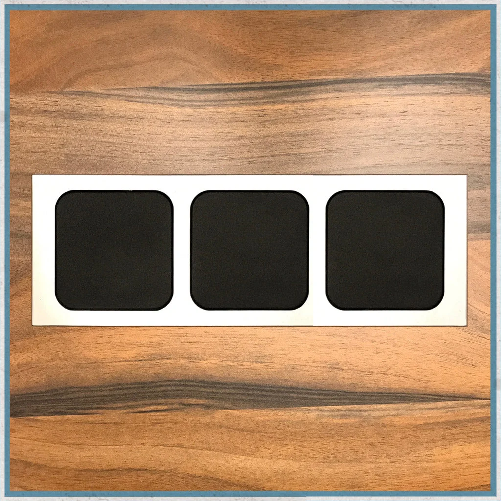 Triple Chrome Socket Surround