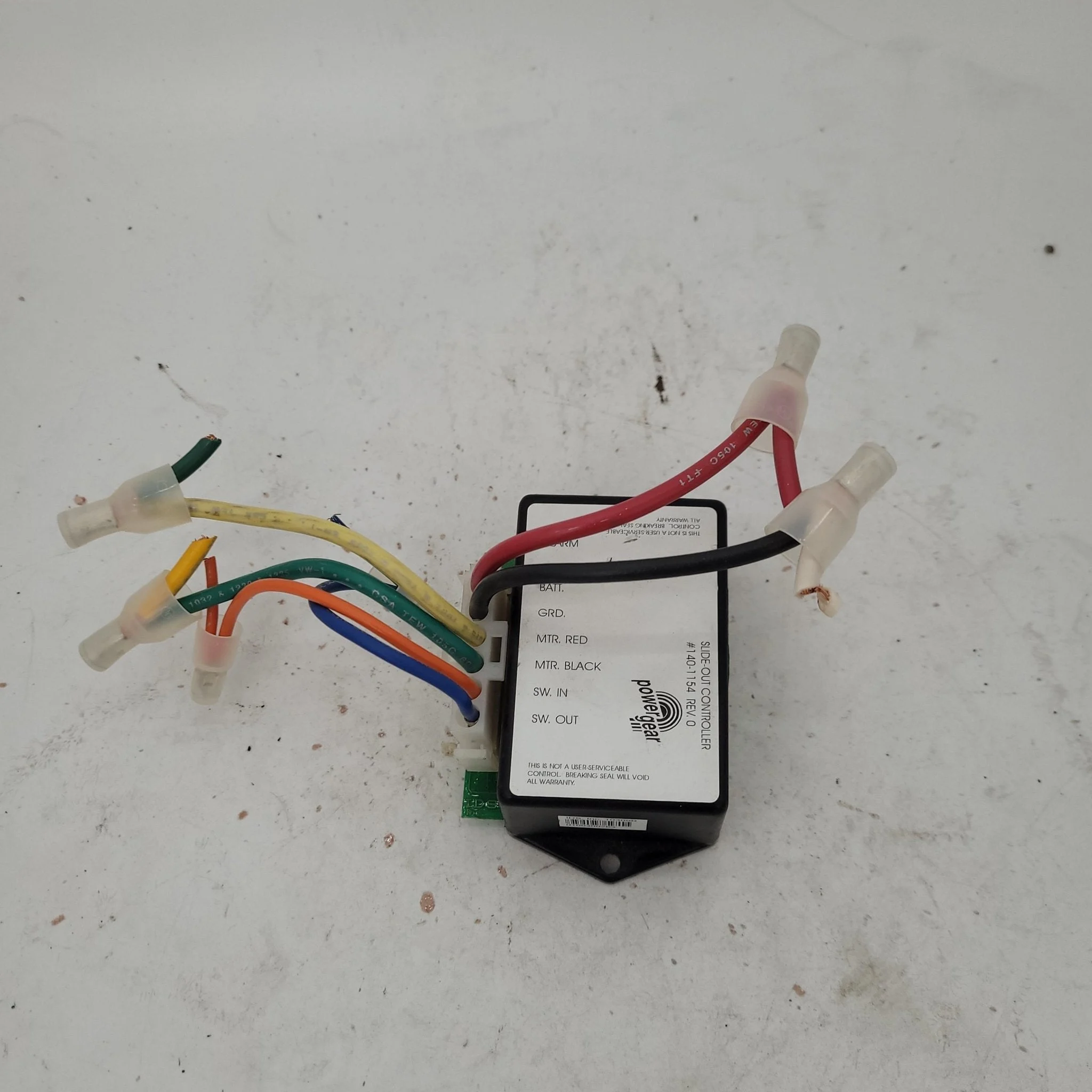 Used Power Gear Slide-Out Controller - 140-1154 REV. 0