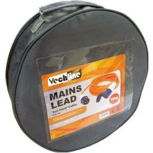 Vechline Mains Extension Lead 10M /Zipped Carry Bag QQ016161A