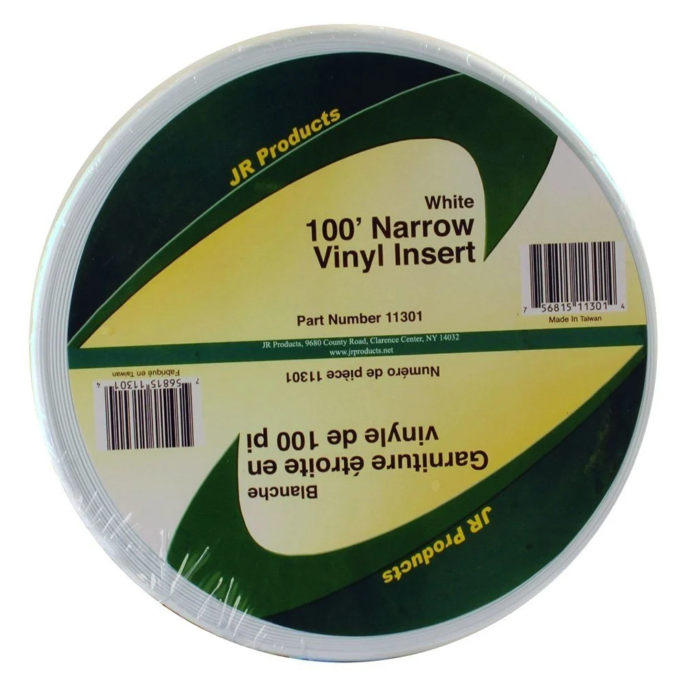 VINYL INSERT 3/4"x100' WHITE