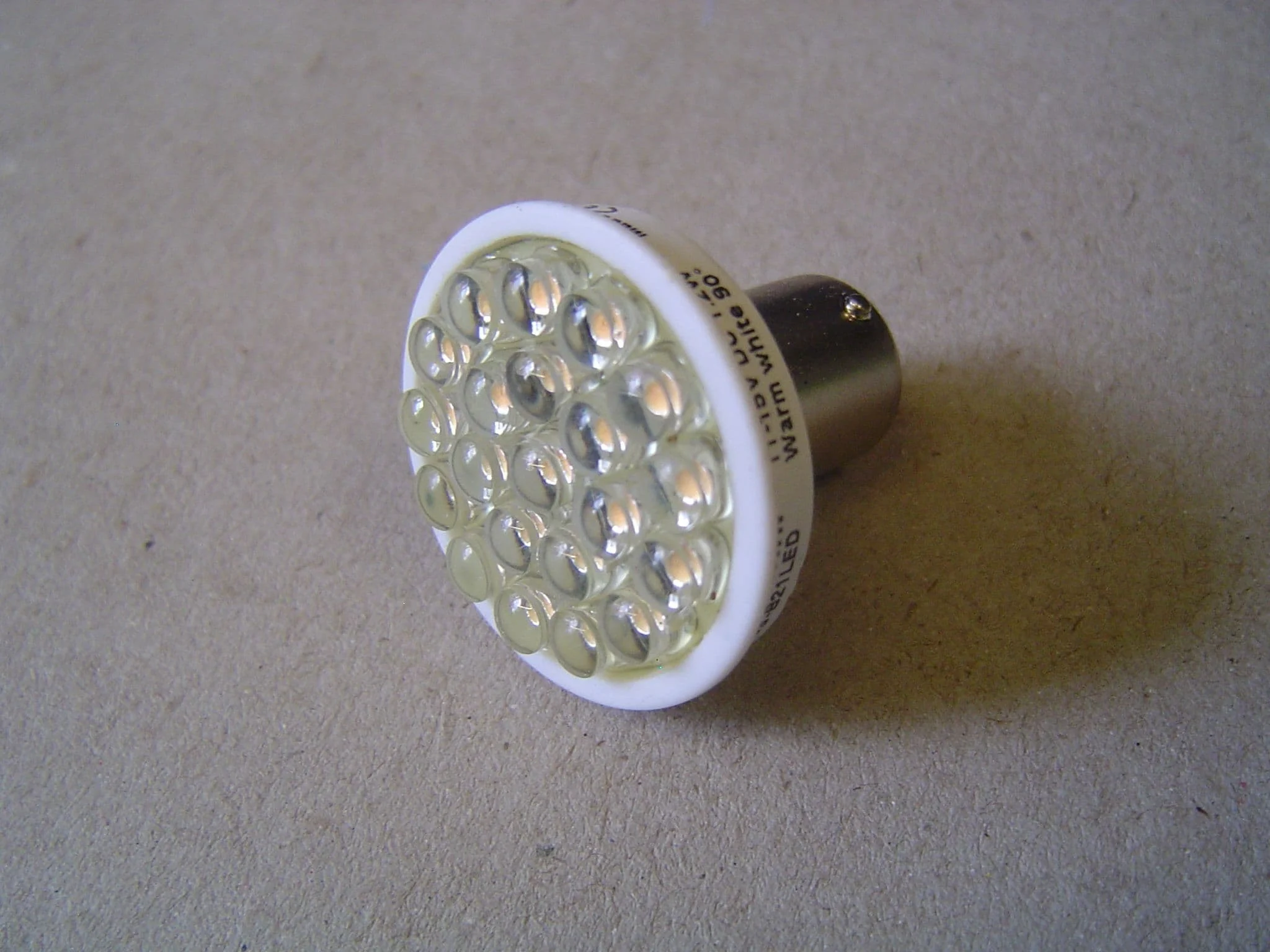 x BA15S SING 21 LED WARMWHTE 11-15V