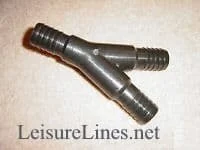 Y PIECE HOSE CONNECTOR 1" (25 mm)